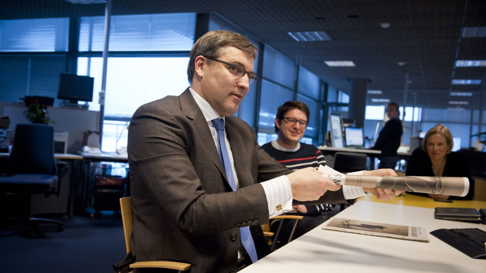 Helsingin Sanomien päätoimittaja Mikael Pentikäinen.