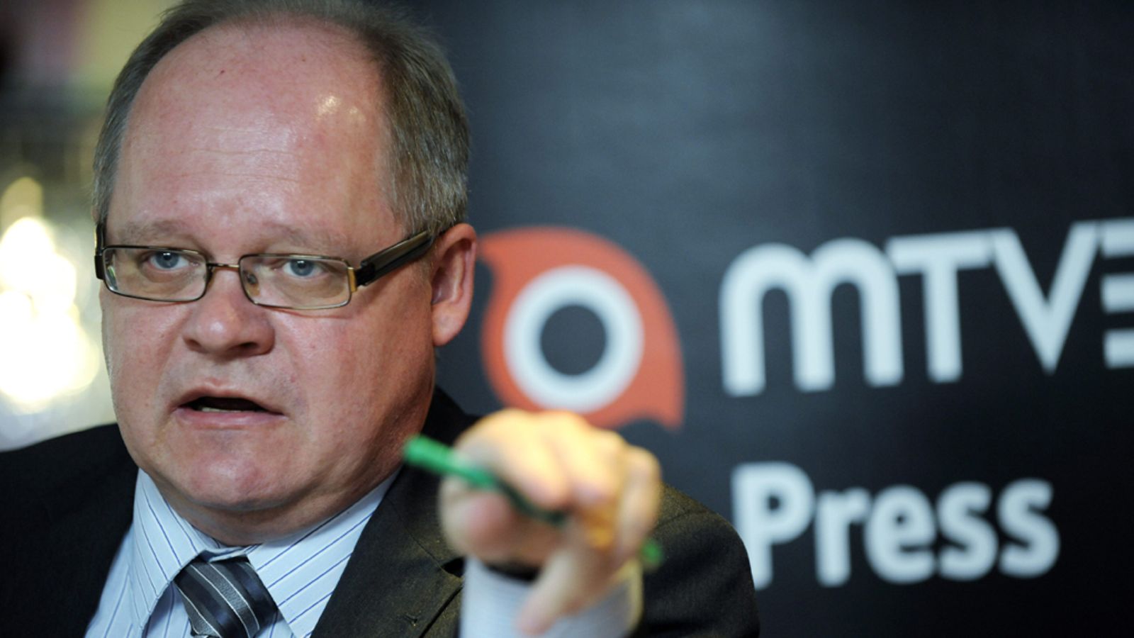 MTV3:n politiikan toimituksen päällikkö Timo Haapala.