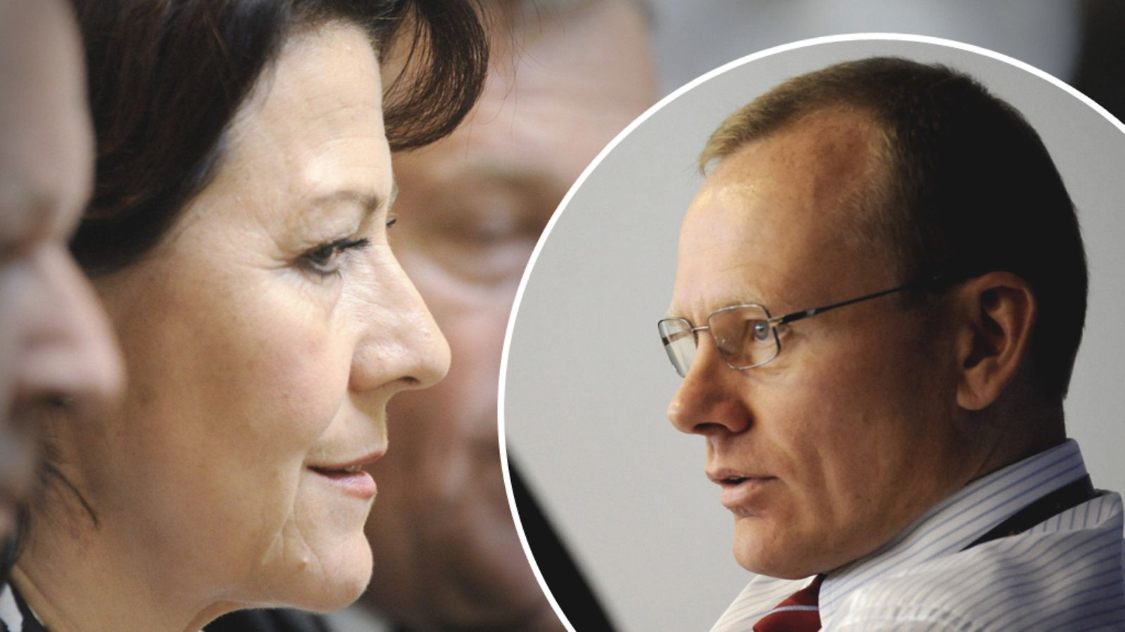 Hilkka Ahde ja Timo Räty.