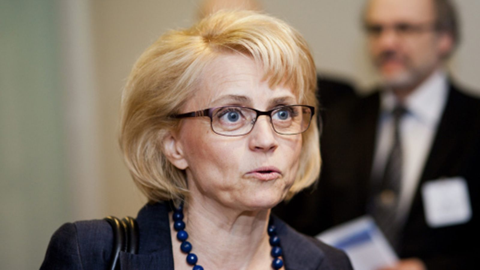 Sisäministeri Päivi Räsänen (kd.)