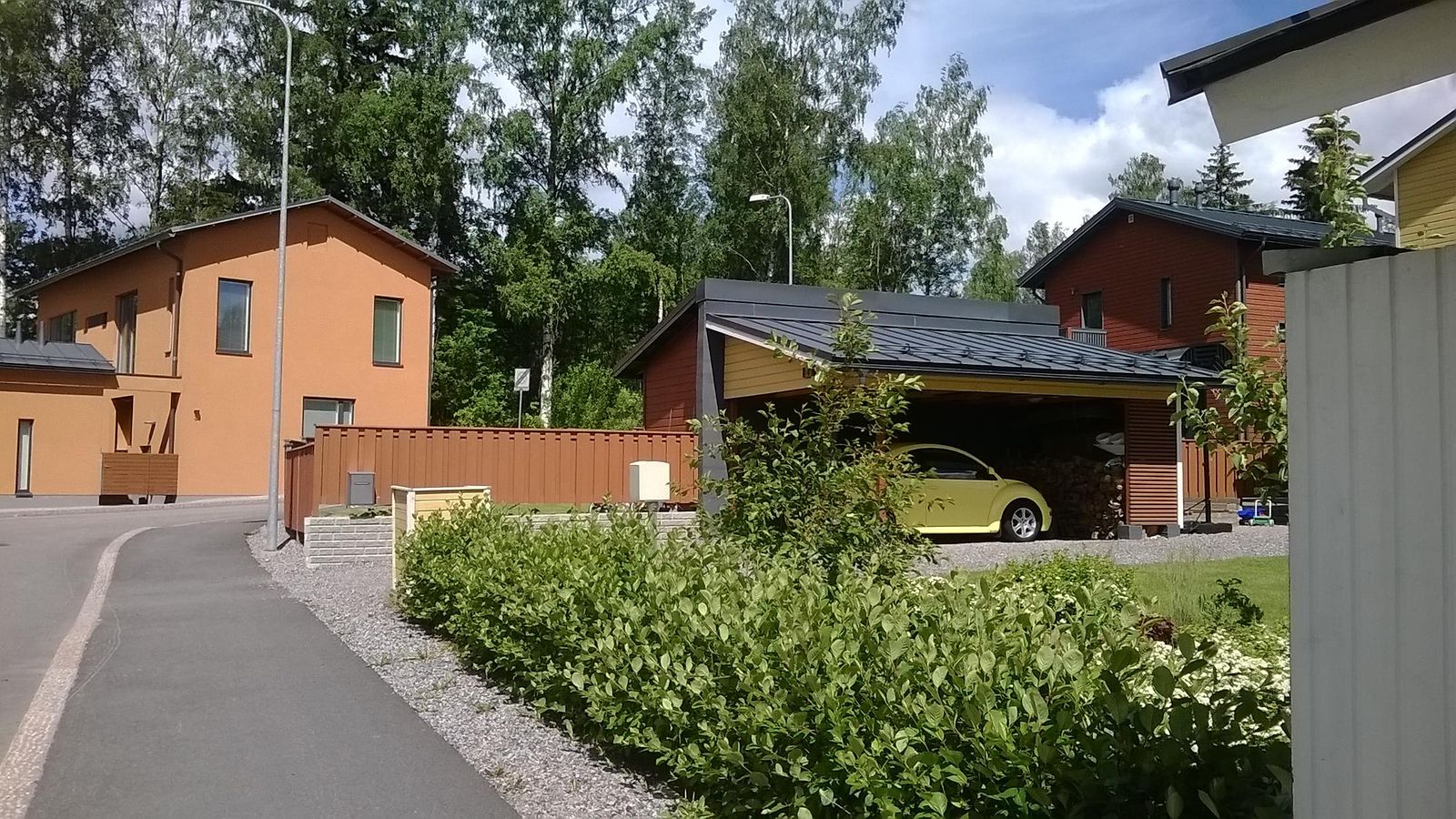 Omakotitaloalue Helsingin Maunulassa