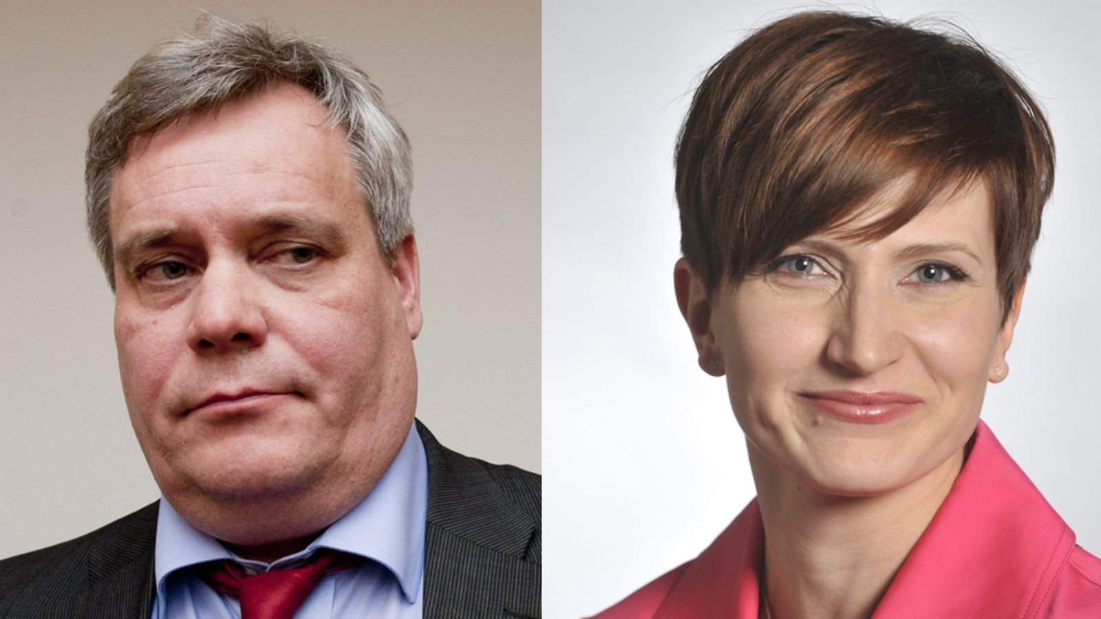 Antti Rinne ja Susanna Huovinen.