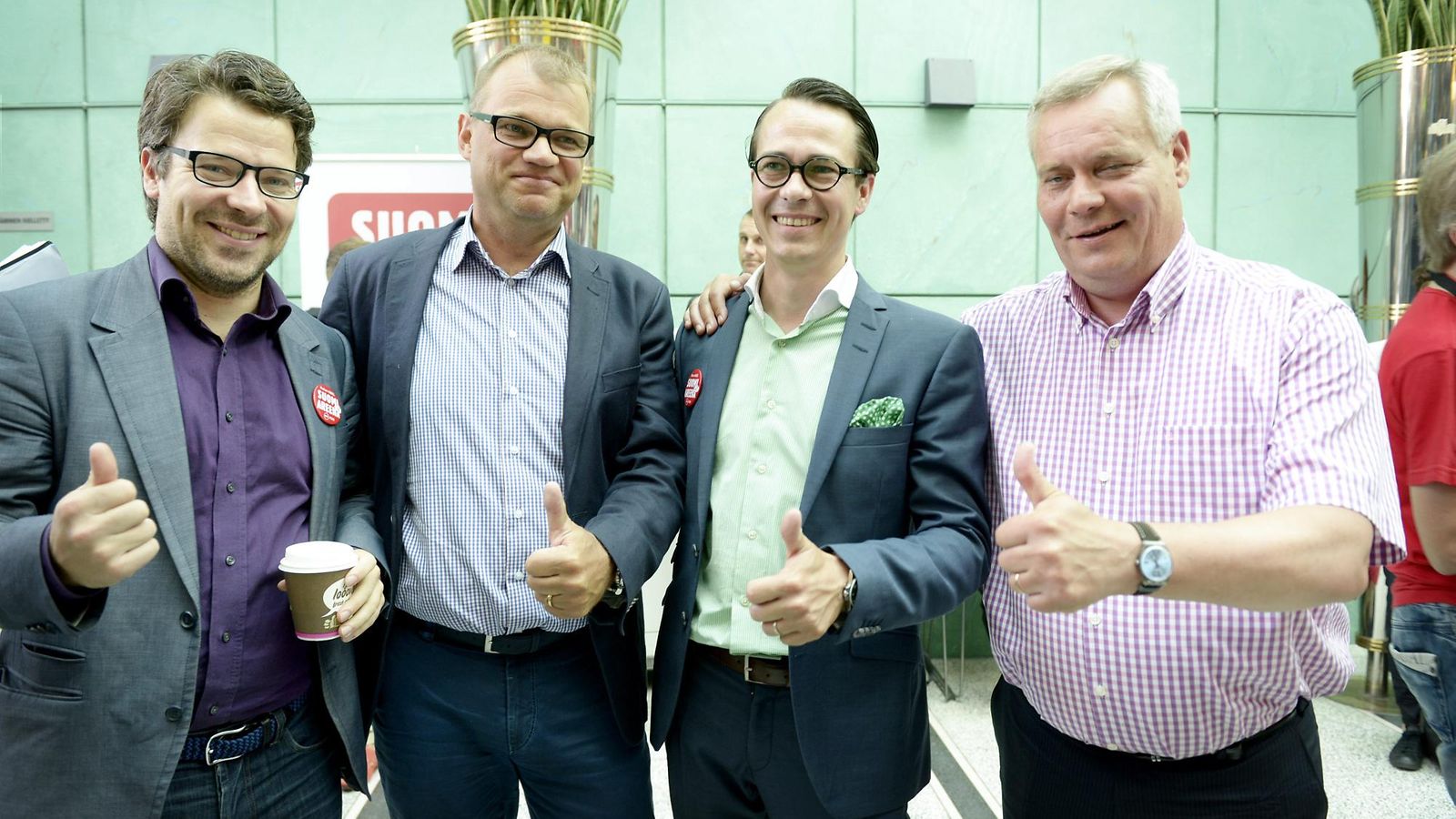 Niinistö, Rinne, Hagman, Sipilä