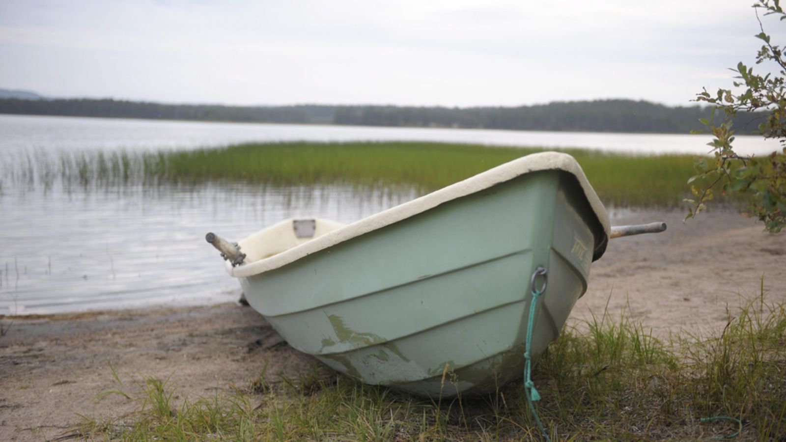 Soutuvene Juumajärven lomakylässä Kuusamossa. Kuva: Lehtikuva.