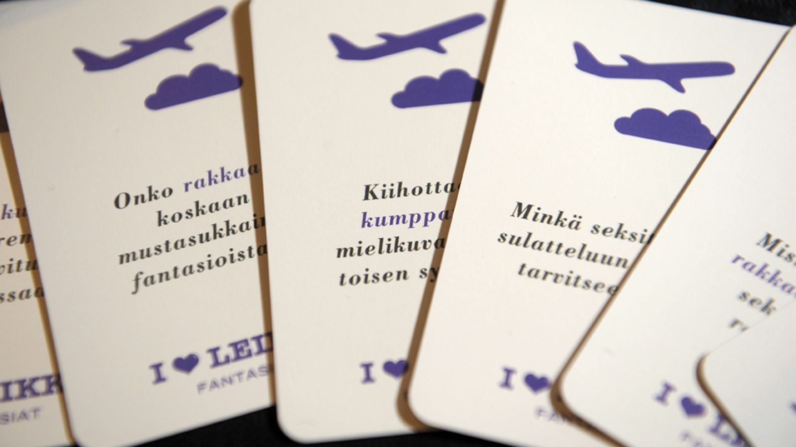Väestöliiton kehittelemä I Love Leikki -korttipeli.