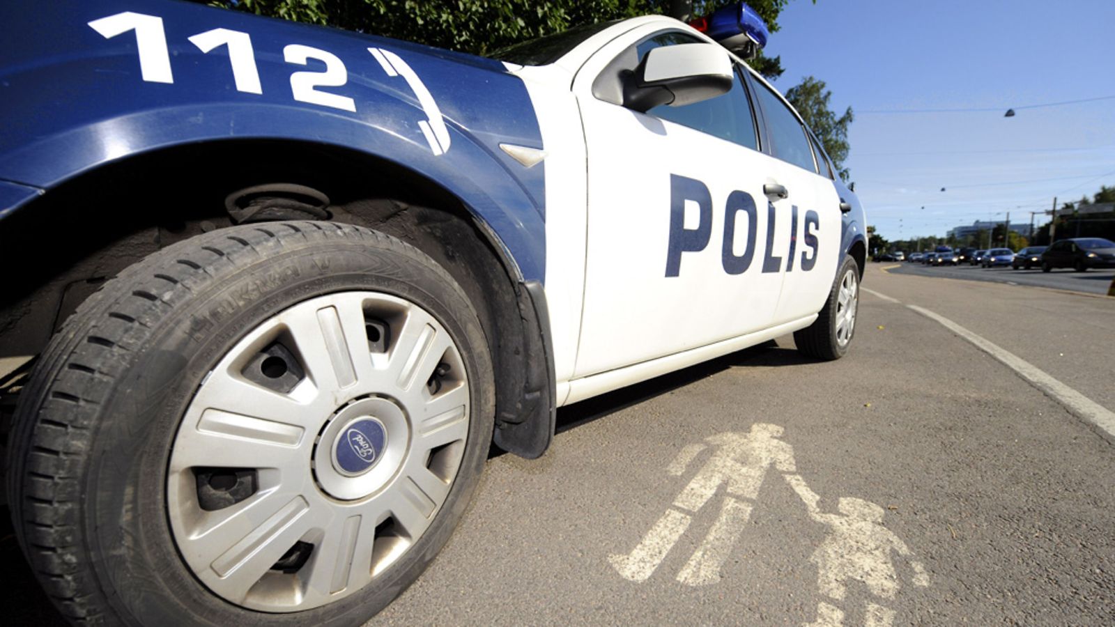 Rengasratsia 2008 -turvallisuuskampanja Helsingin Nordenskiöldinkadulla 1. syyskuuta 2008. Kuva: Lehtikuva