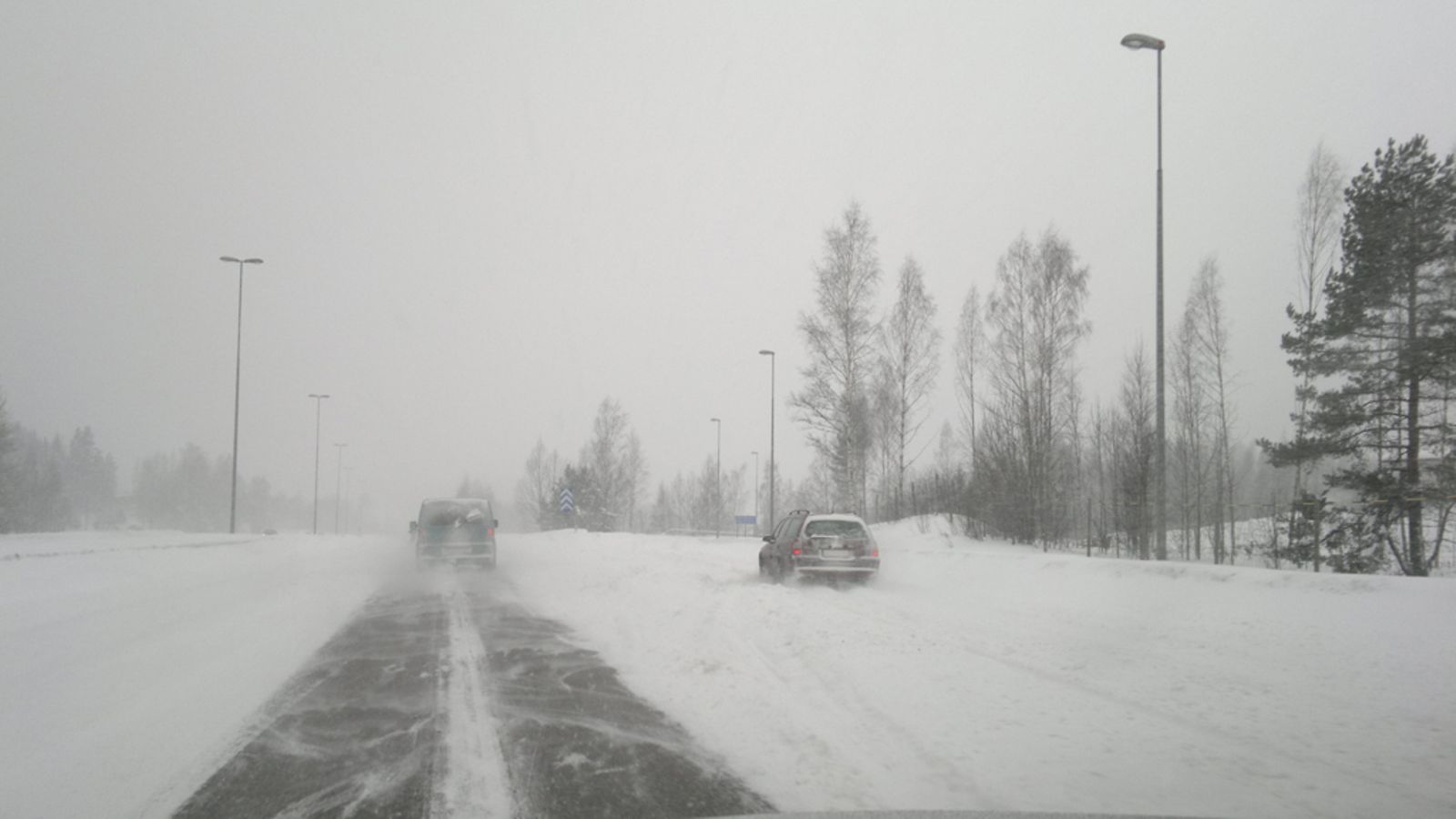 Ajokeli on ollut kehno esimerkiksi valtatiella 7.