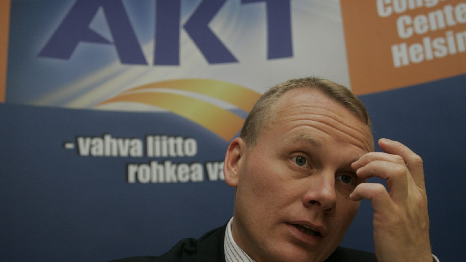 AKT:n puheenjohtaja Timo Räty.