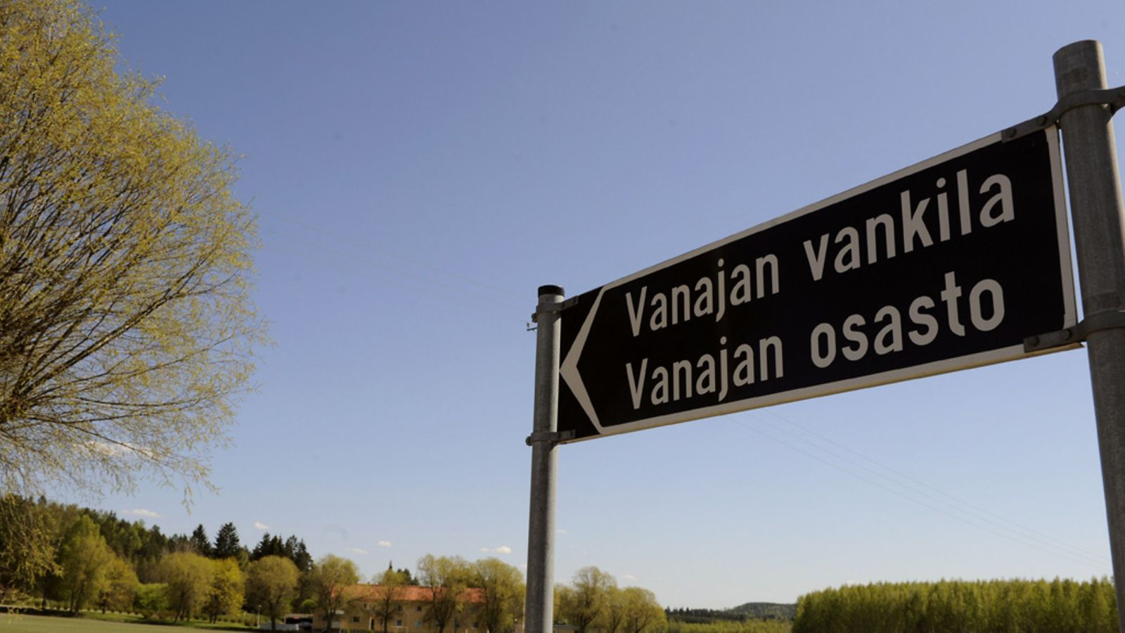 Vanajan vankilan opastekyltti Hämeenlinnassa