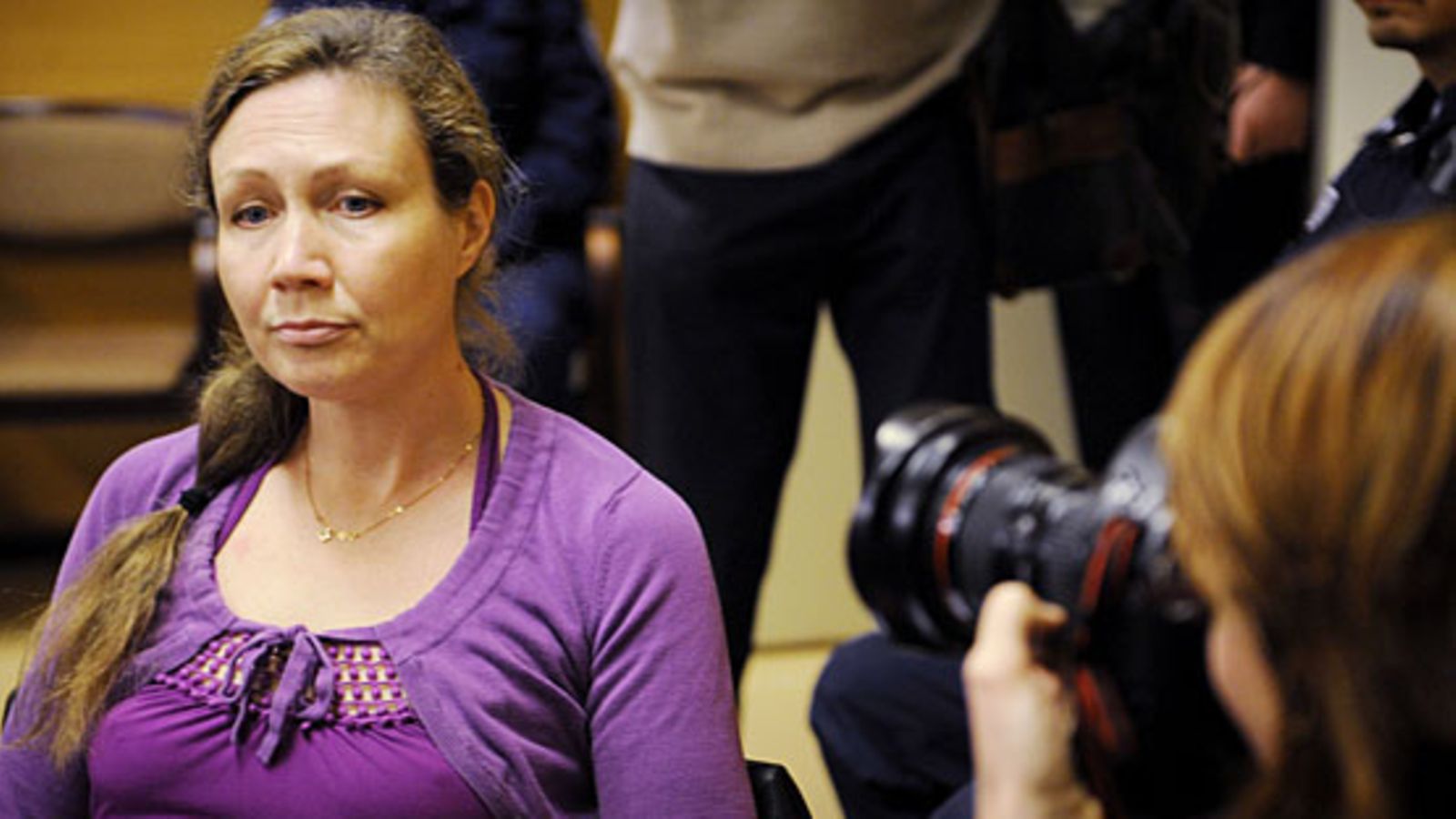 Anneli Auer Satakunnan käräjäoikeudessa Porissa 3. marraskuuta 2010. Kuva: Lehtikuva