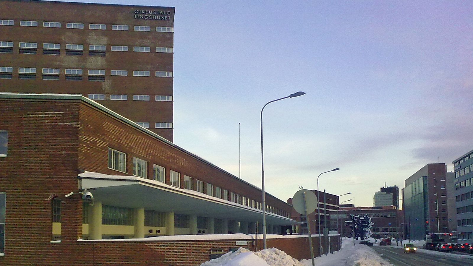 Helsingin käräjäoikeus Salmisaaressa  (kuva: MTV3)