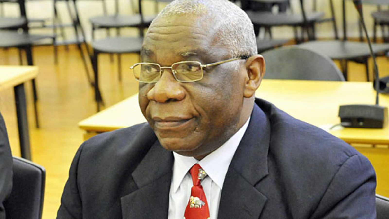 Syytetty ruandalaismies Francois Bazaramba. Kuva: Lehtikuva