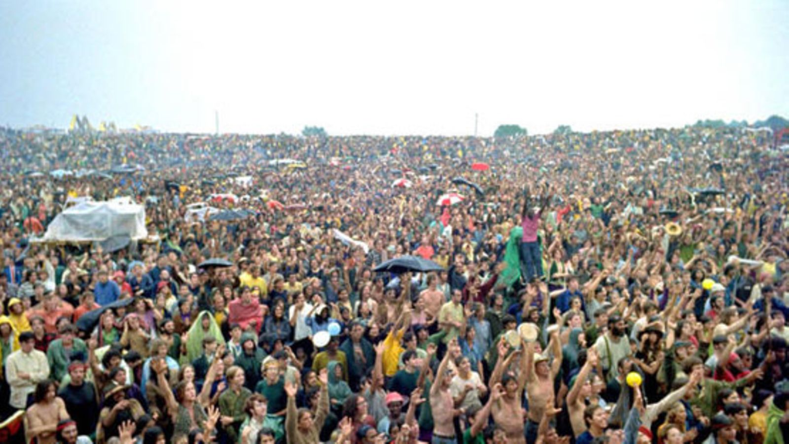 Woodstock-festivaalin yleisömerta 16.8.1969. (EPA)
