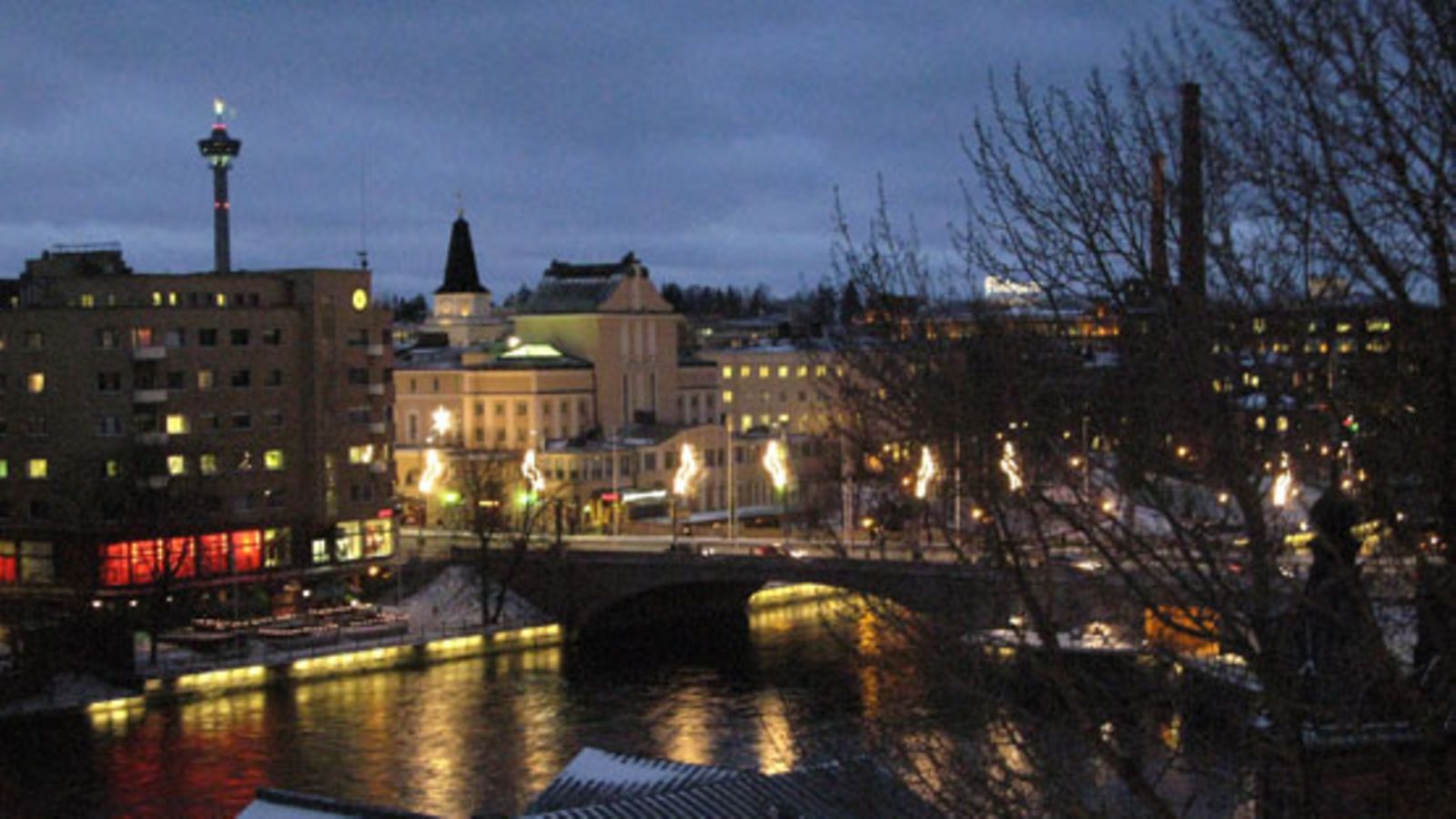 Tampereen kaupunki marraskuussa 2010.