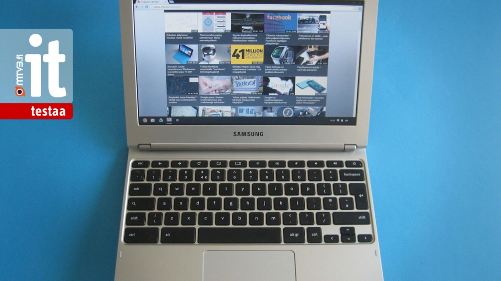 Samsungin valmistama Chromebook-läppäri (303c)