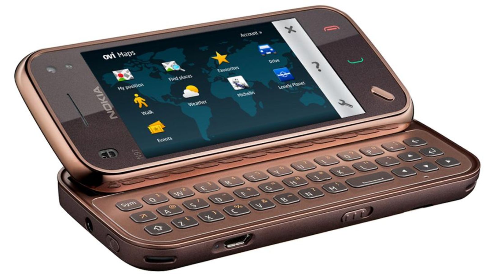 nokia n97 navigointi
