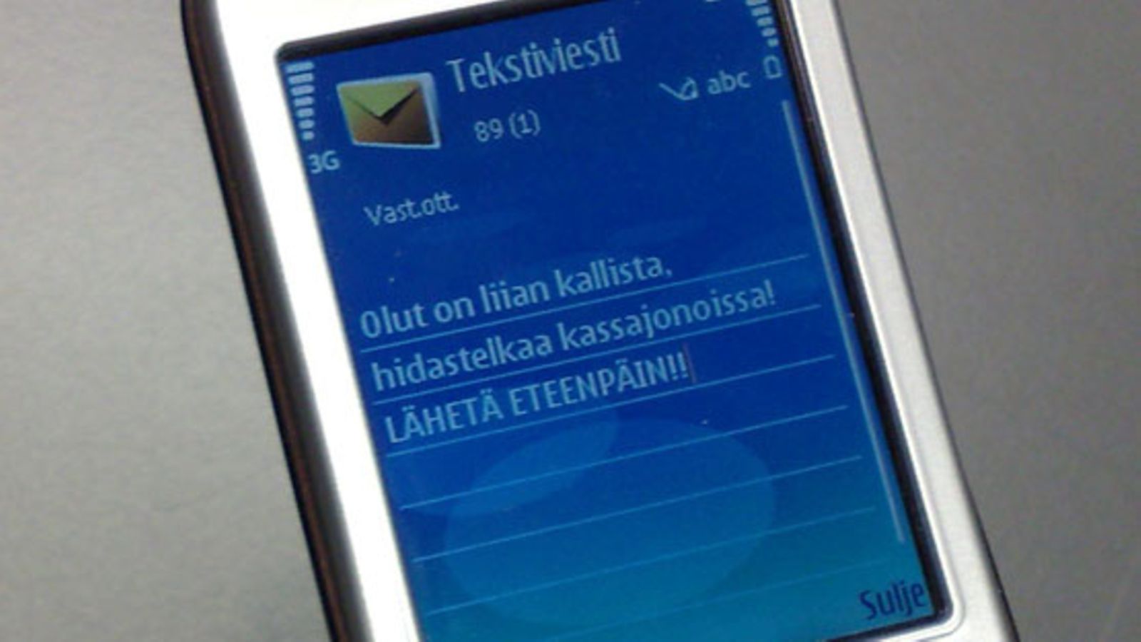 kannykka tekstiviesti