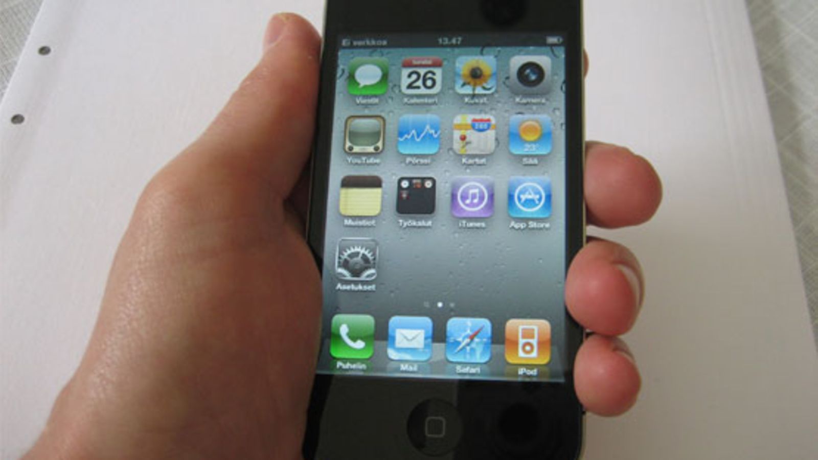 iPhone 4 "kuoleman ote"