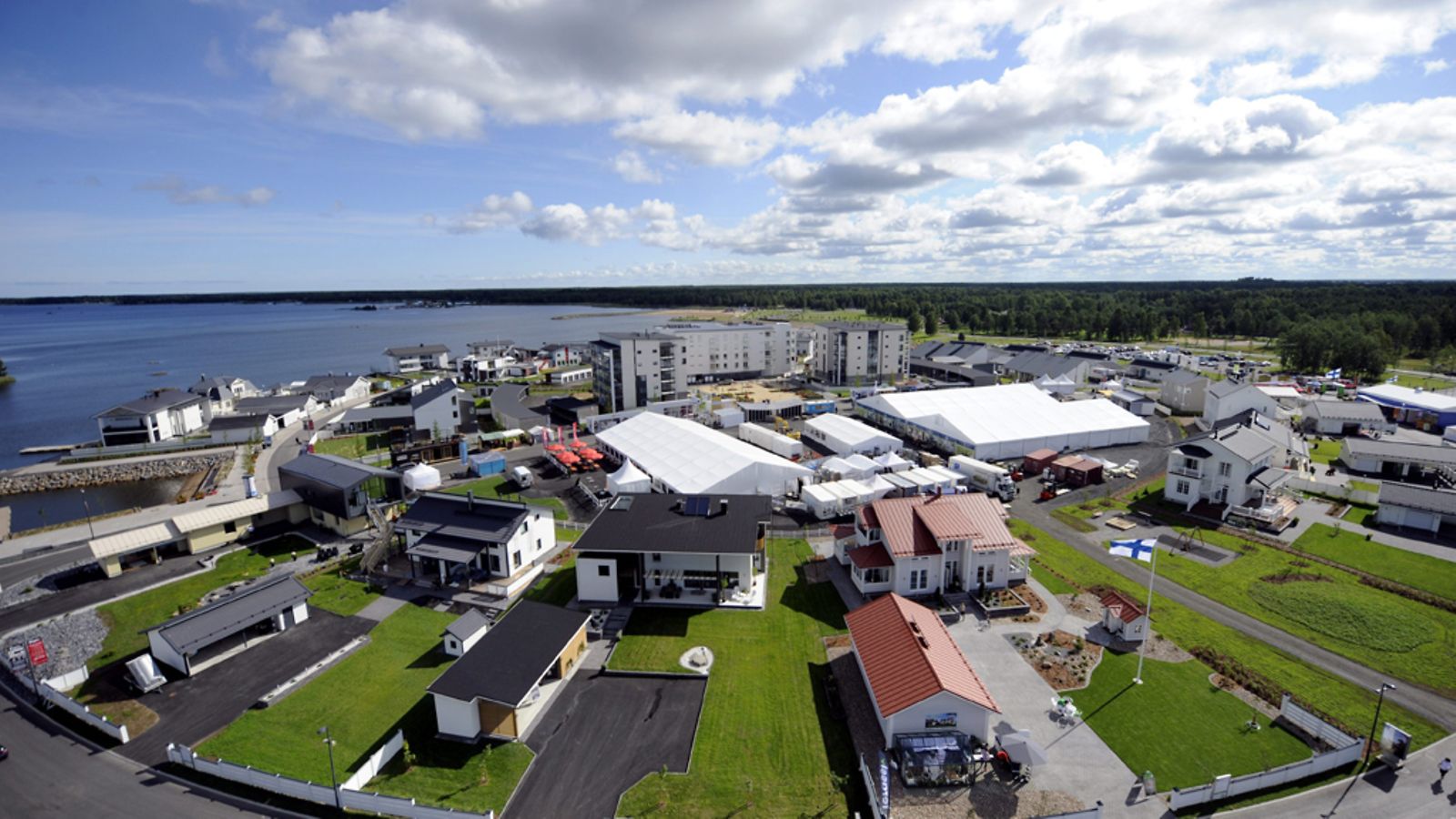 Kokkolan asuntomessualue, 14. heinäkuuta 2011.