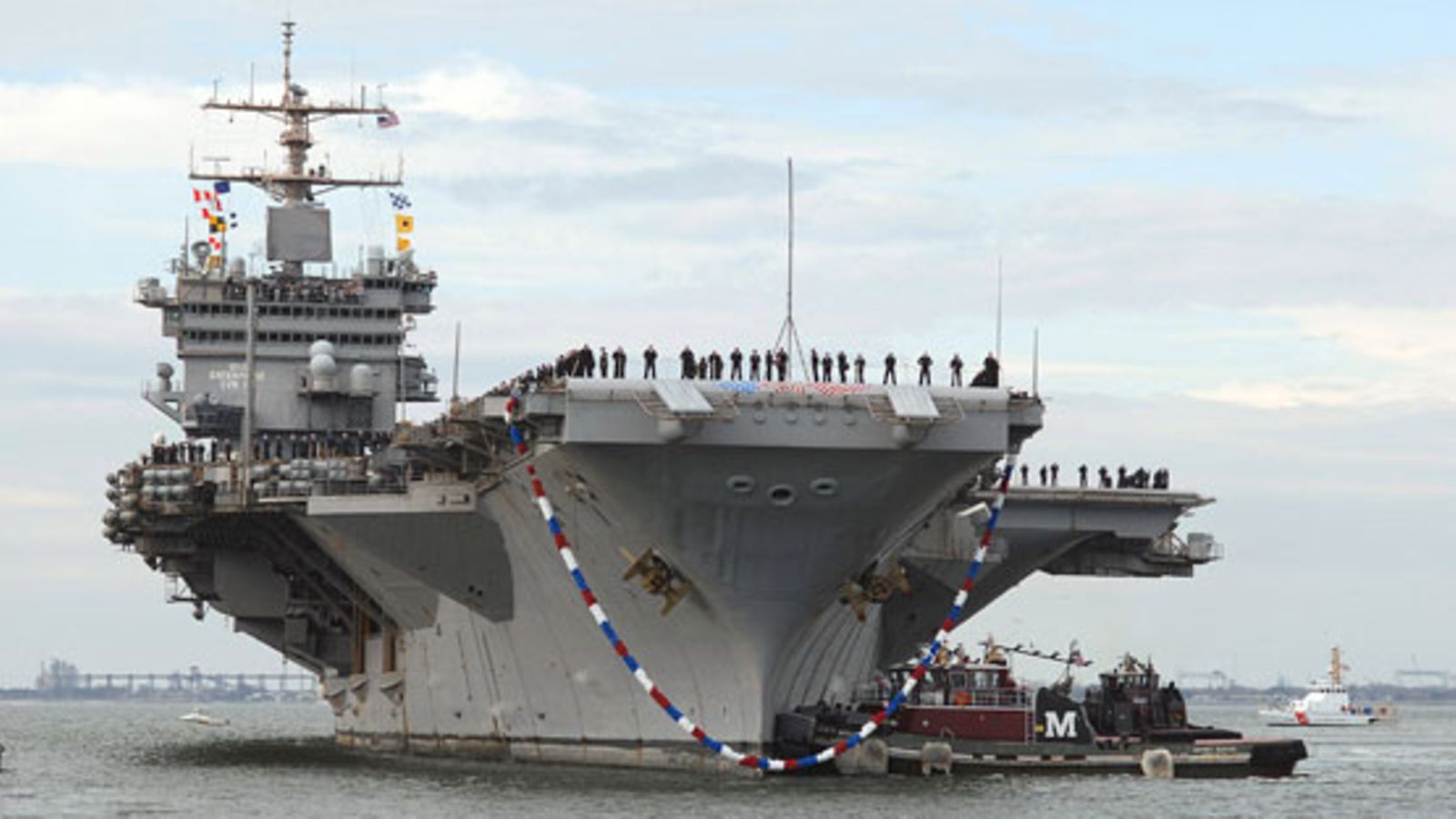 Lentotukialus USS Enterprise. (EPA)