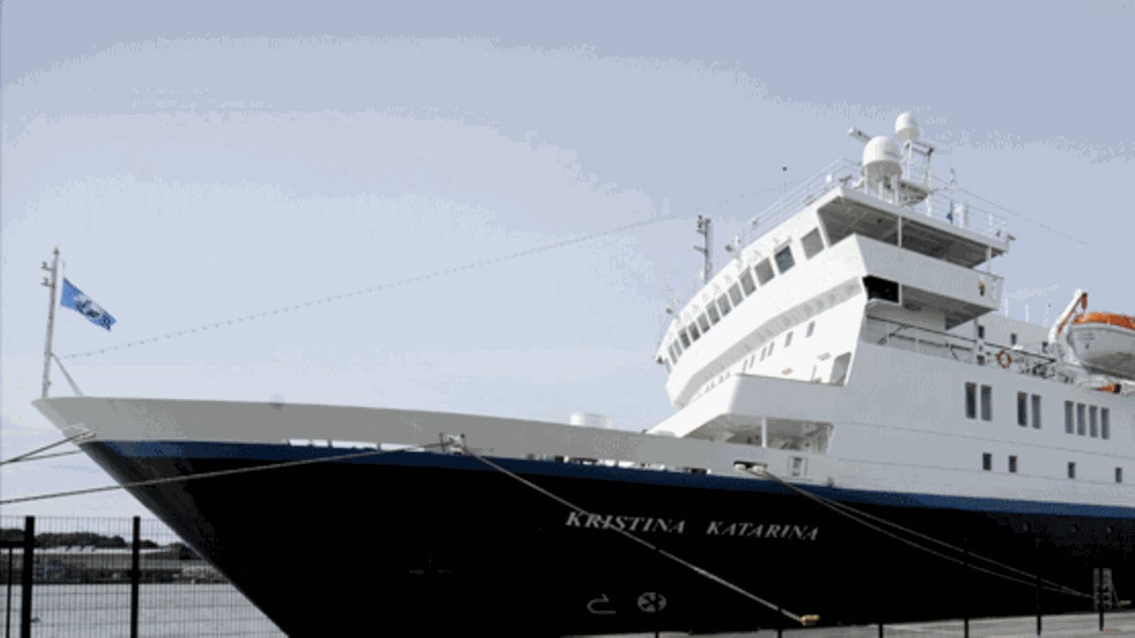 Kristina Cruises -varustamon alus Kristina Katarina on joutunut muuttamaan matkasuunnitelmiaan Egyptissä.Kristina Cruises -varustamon alus Kristina Katarina on joutunut muuttamaan matkasuunnitelmiaan Egyptin levottomuuksien takia. Kuvassa alus Helsingin Kanavaterminaalissa elokuussa 2010.