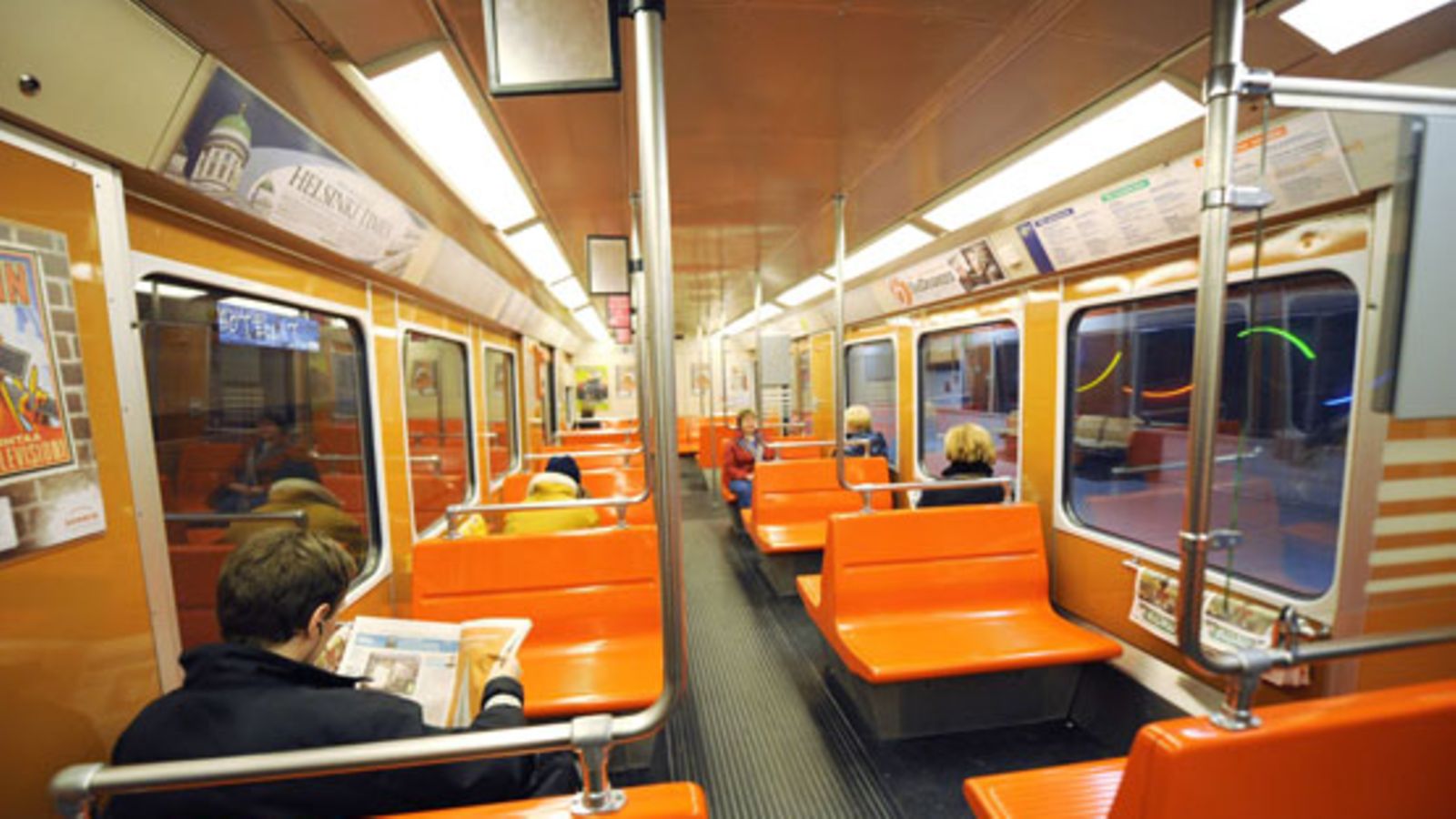 Helsingin metro. (Lehtikuva)