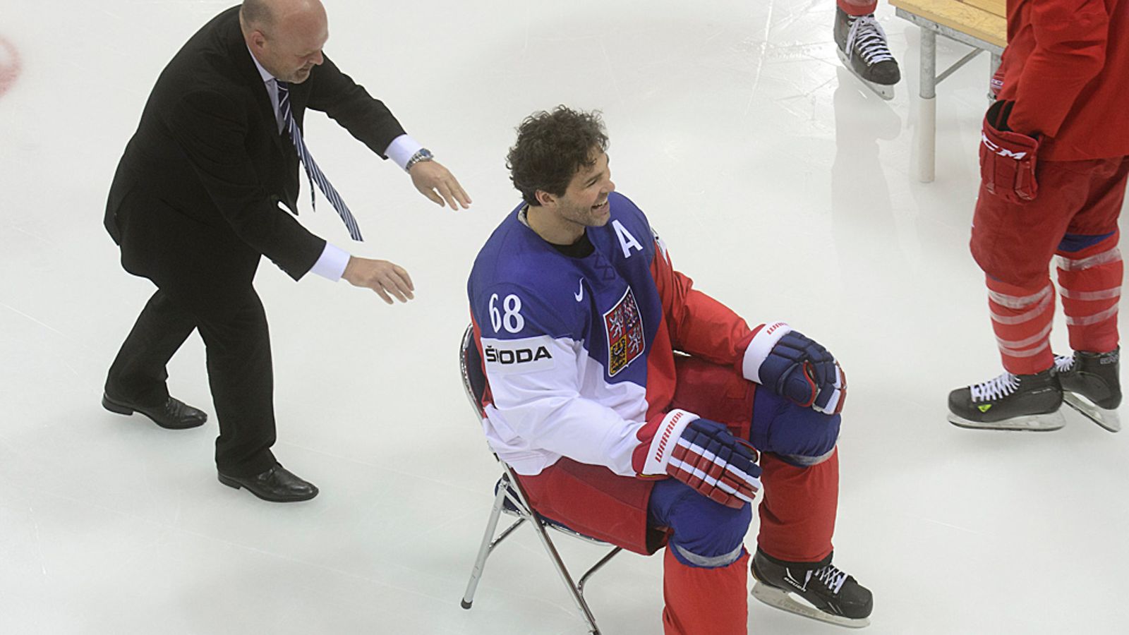 Jaromir Jagr on pitänyt hauskaa MM-kisoissa.