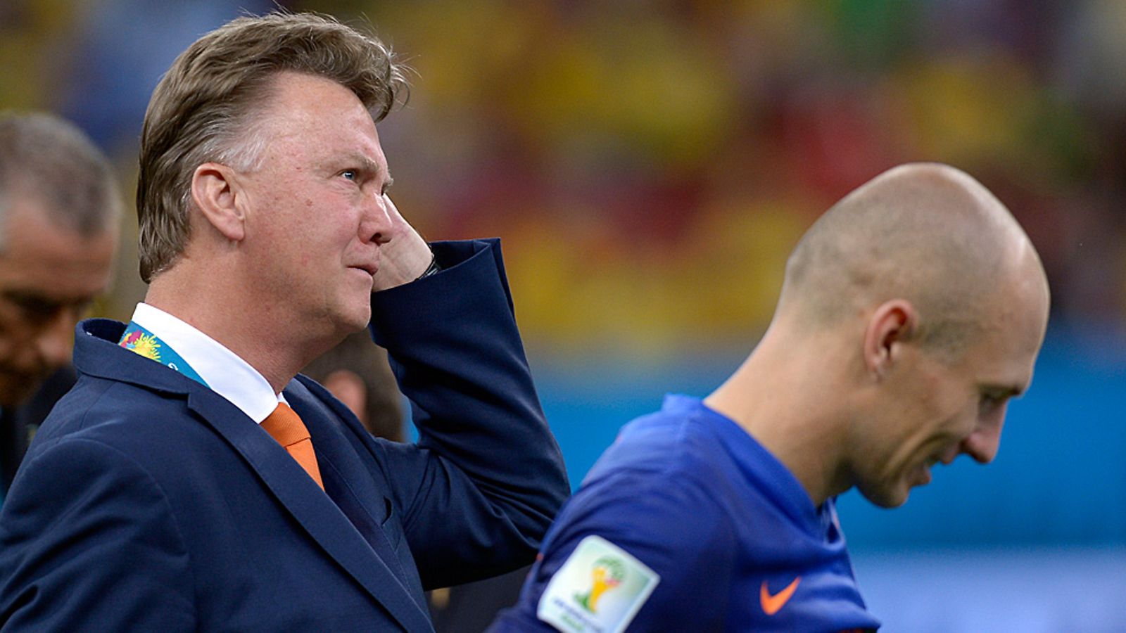 Louis van Gaal ja Arjen Robben