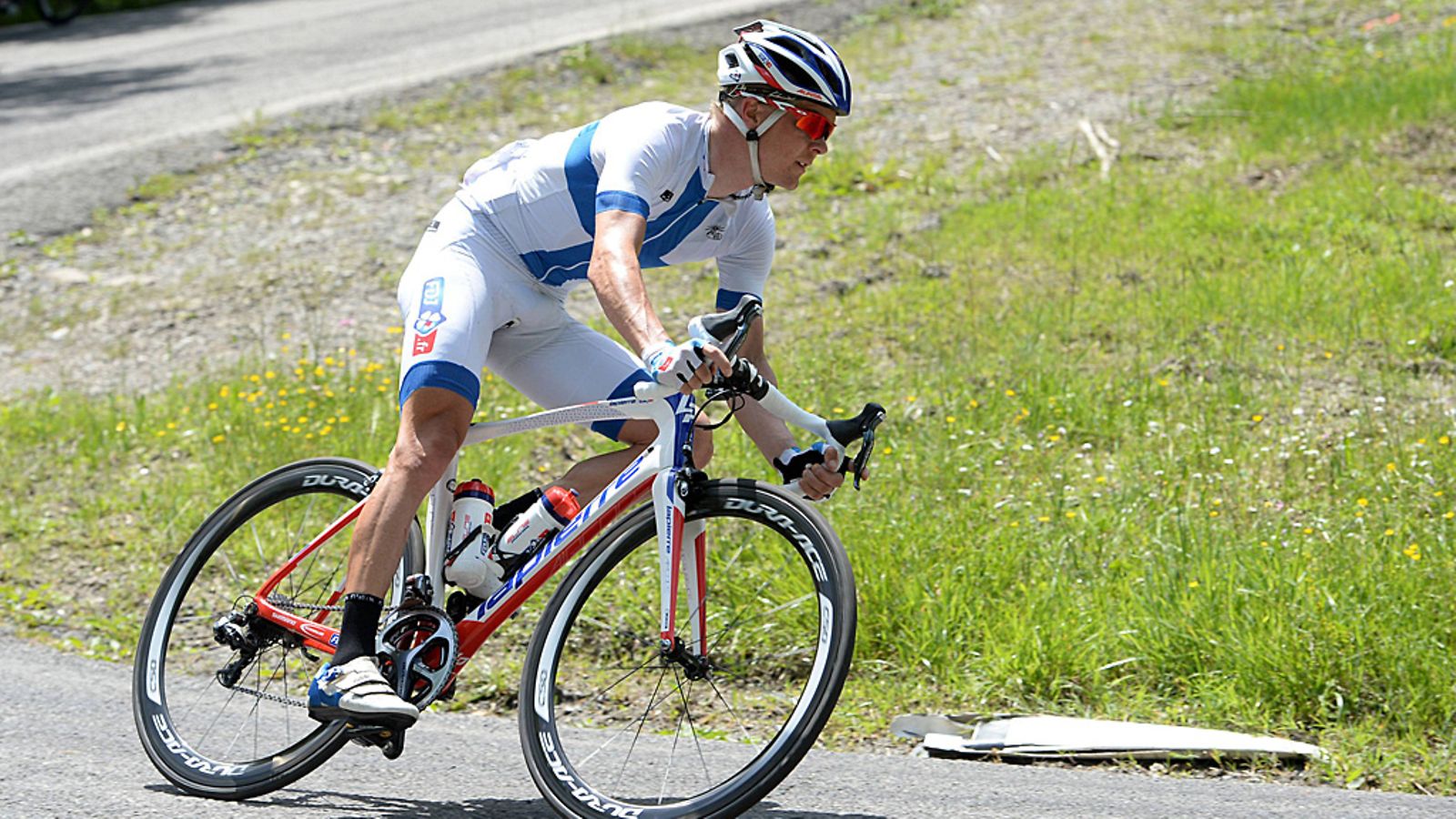 Jussi Veikkanen Italian ympäriajon 11. etapilla.
