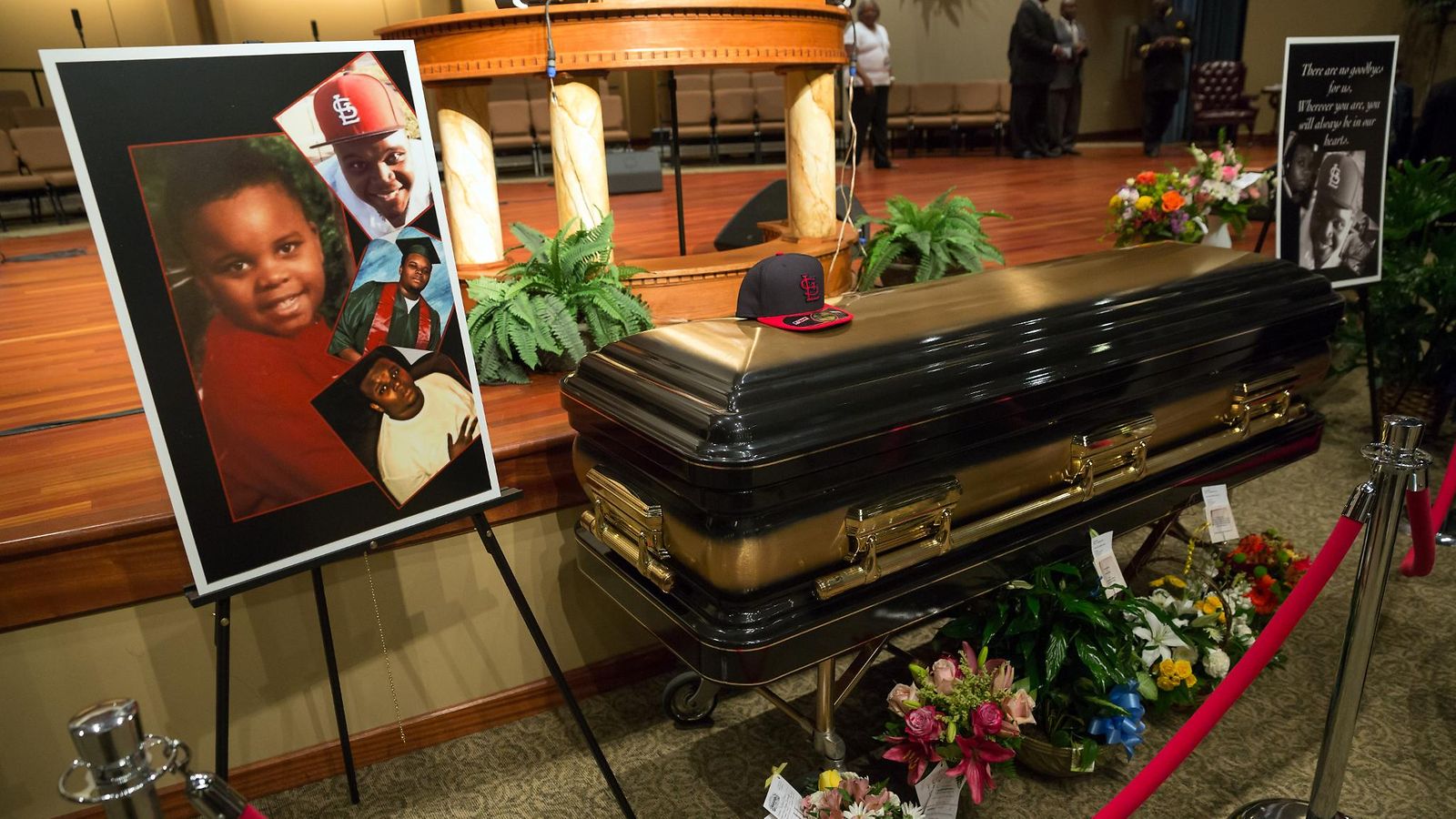 Michael Brown hautajaiset  St. Louis ammuttu