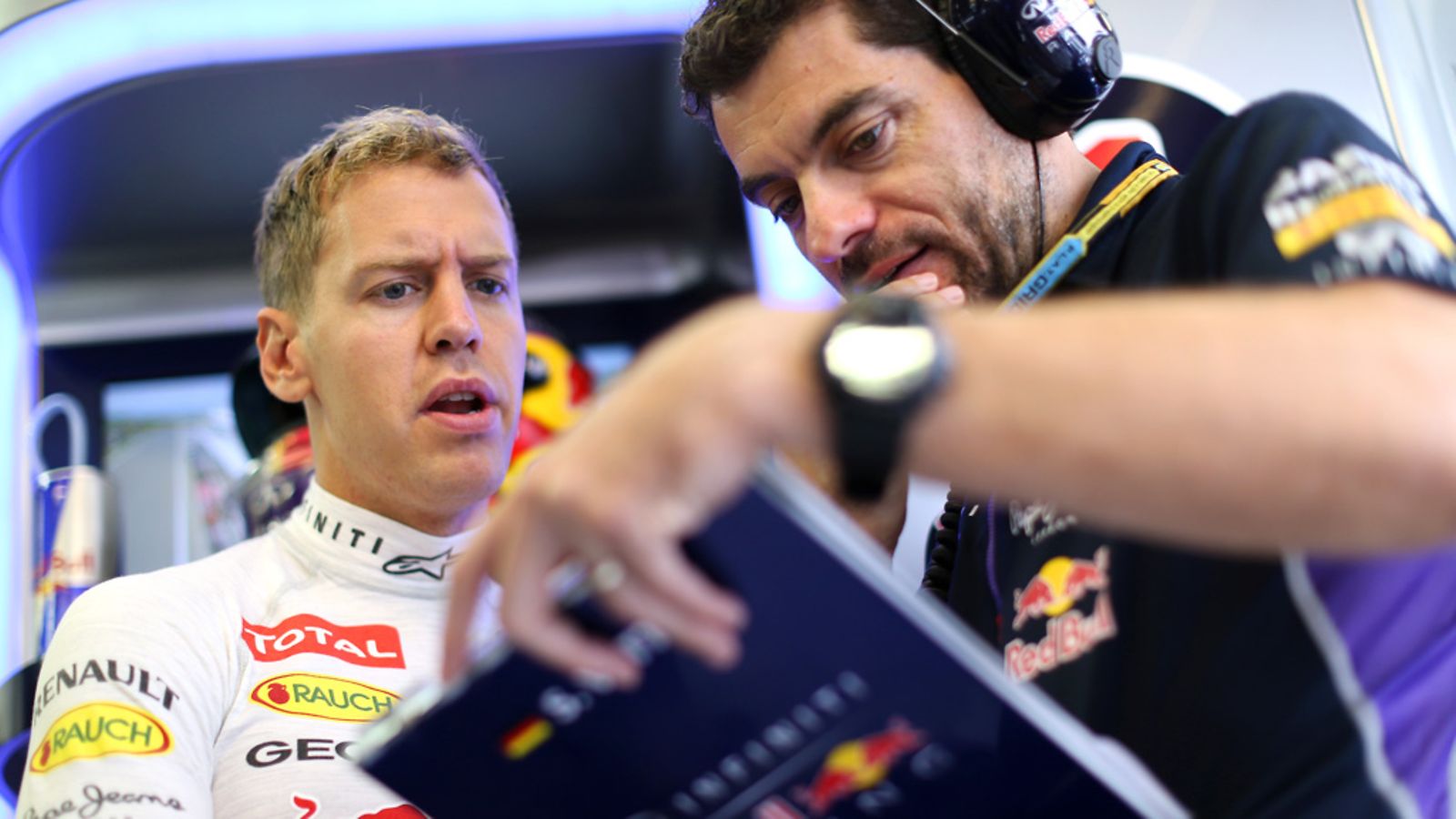 Guillaume Rocquelin, Sebastian Vettel