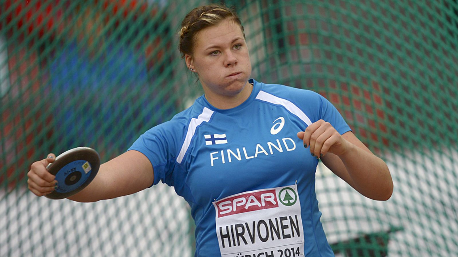 Katri Hirvonen EM-karsinnassa.
