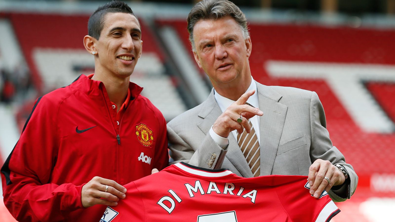 Angel di Maria (vas.), Louis van Gaal