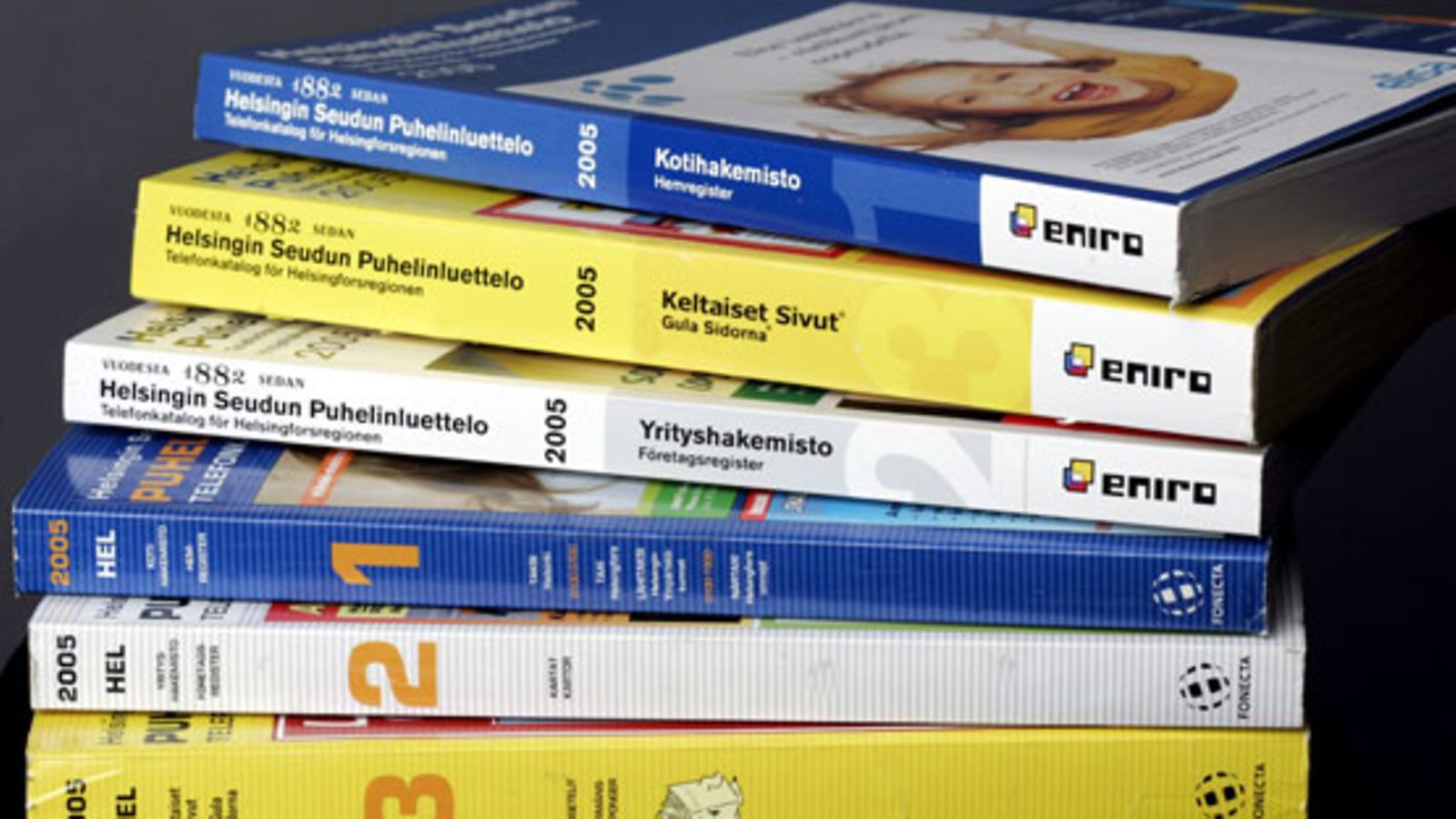 Eniron ja Fonectan puhelinluetteloita
