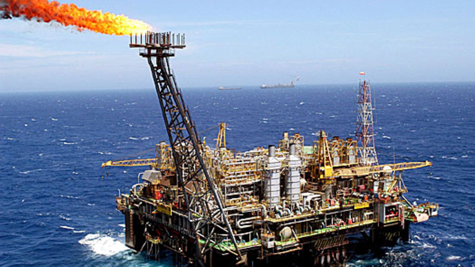 20.11.2003 Brasilialaisen öljy-yhtiön Petrobrasin öljykenttä