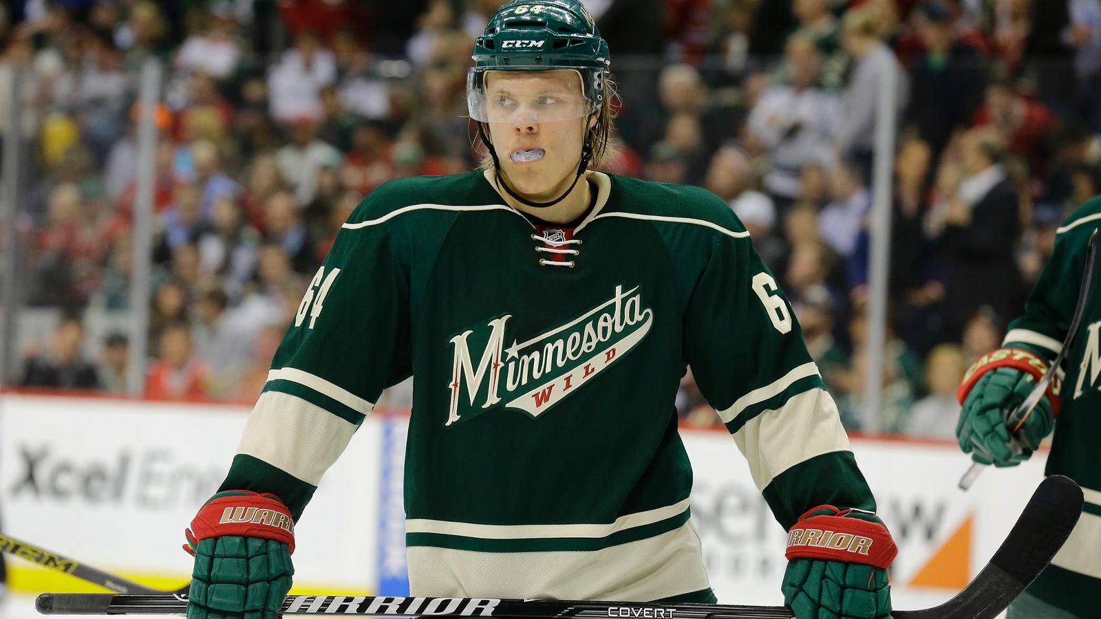 Mikael Granlund Wildin paidassa keväällä 2014.