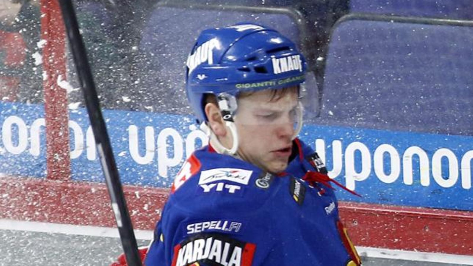 Teemu Eronen viime kaudella Jokerien paidassa
