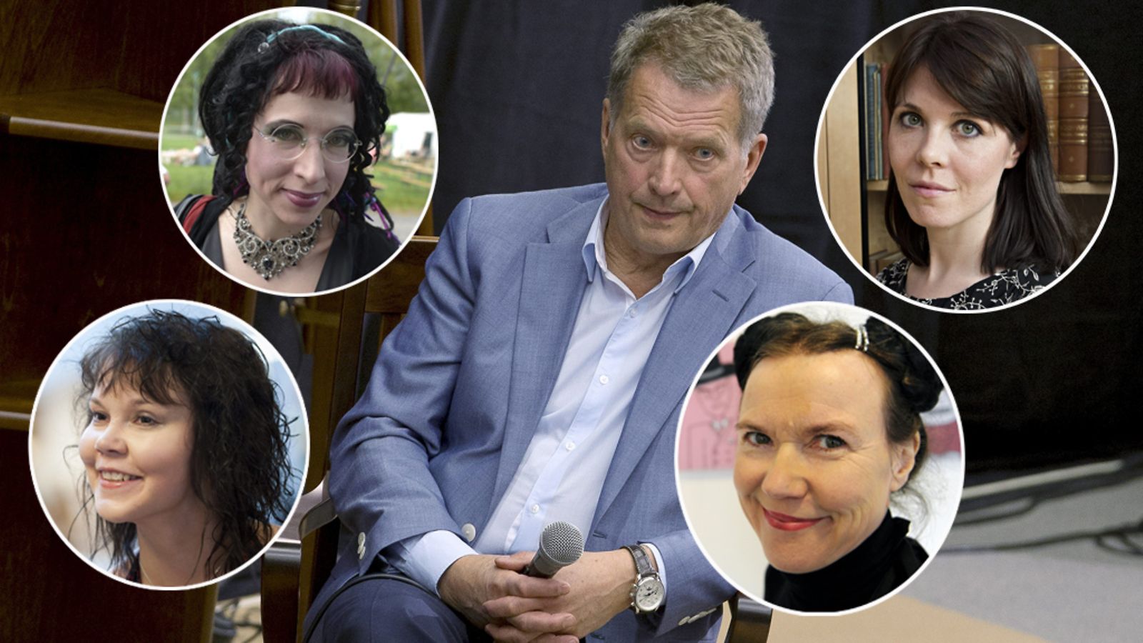 Sauli Niinistö naiskirjailijat