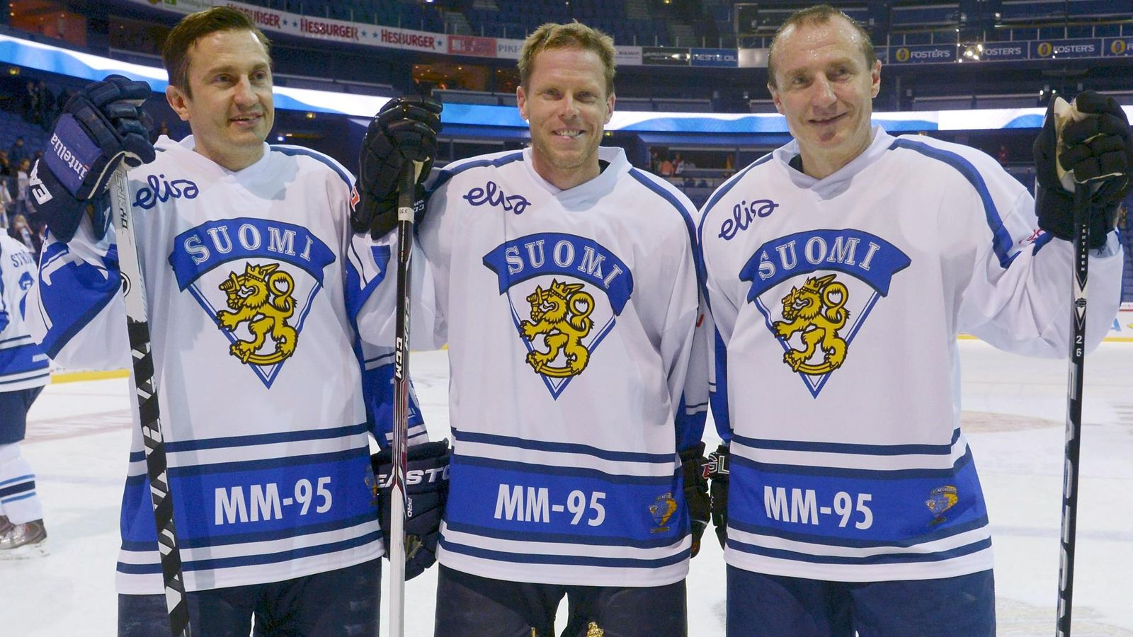 Ville Peltonen, Saku Koivu, Jere Lehtinen