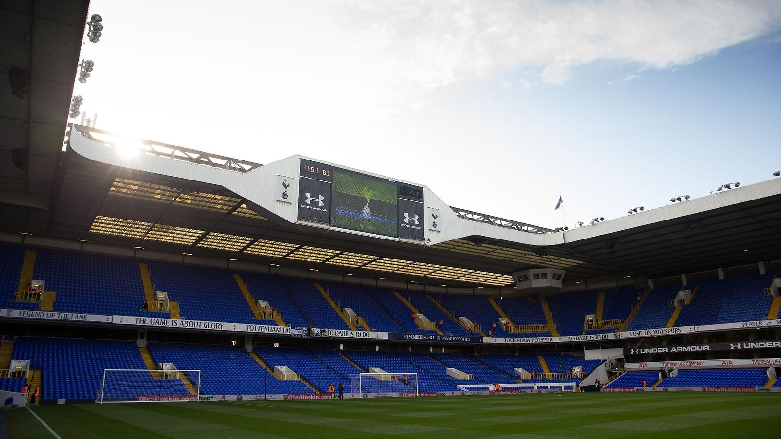 Tottenhamin kotistadion White Hart Lane.