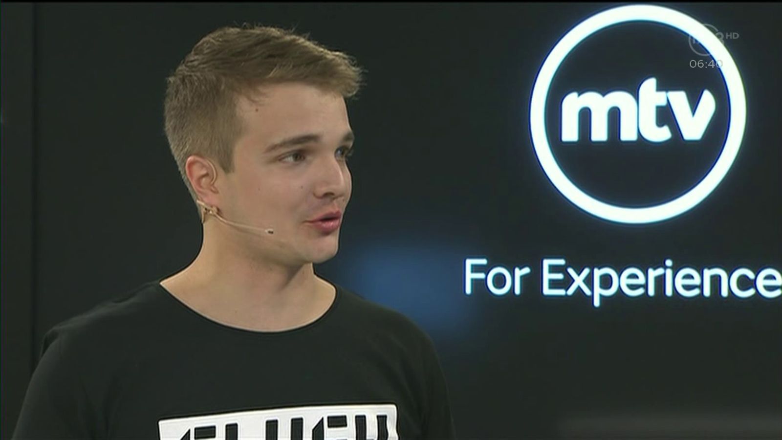 Slushin pääjärjestäjä Miki Kuusi, Slush 18.11.2014.
