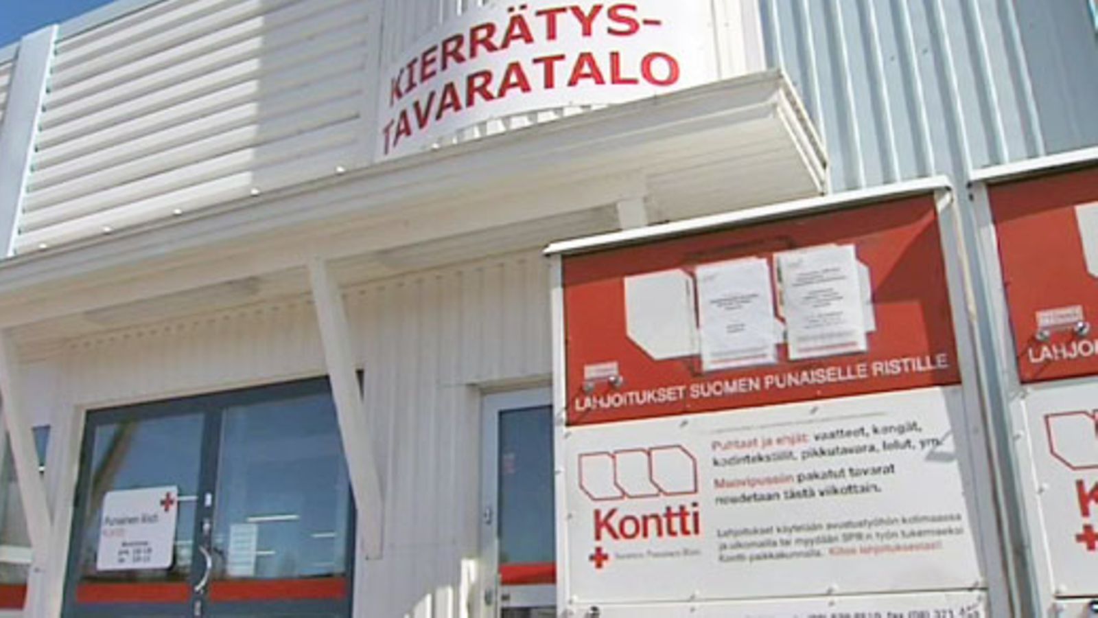 Kontti-kierrätystavaratalo Oulussa.