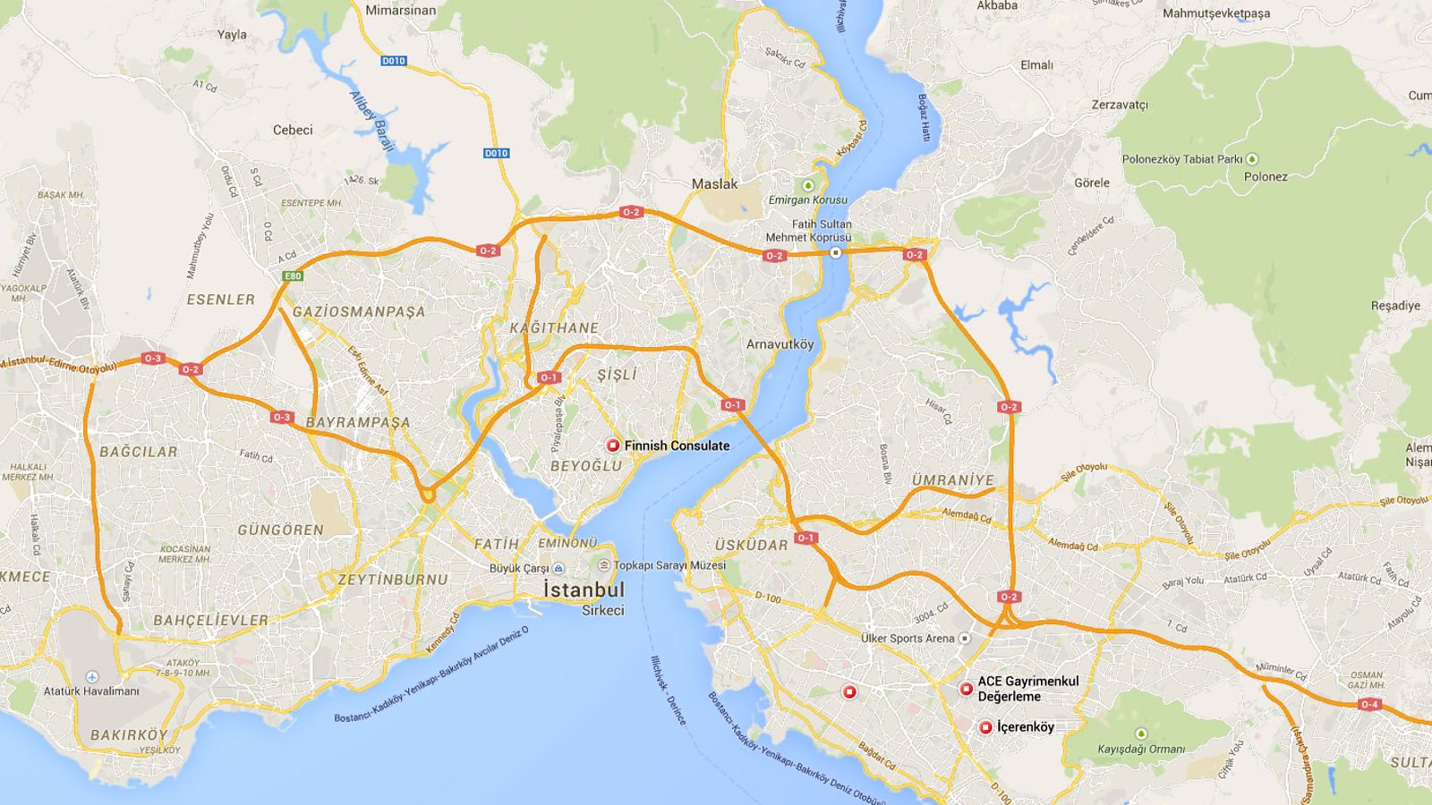 istanbul konsulaatti kartta
