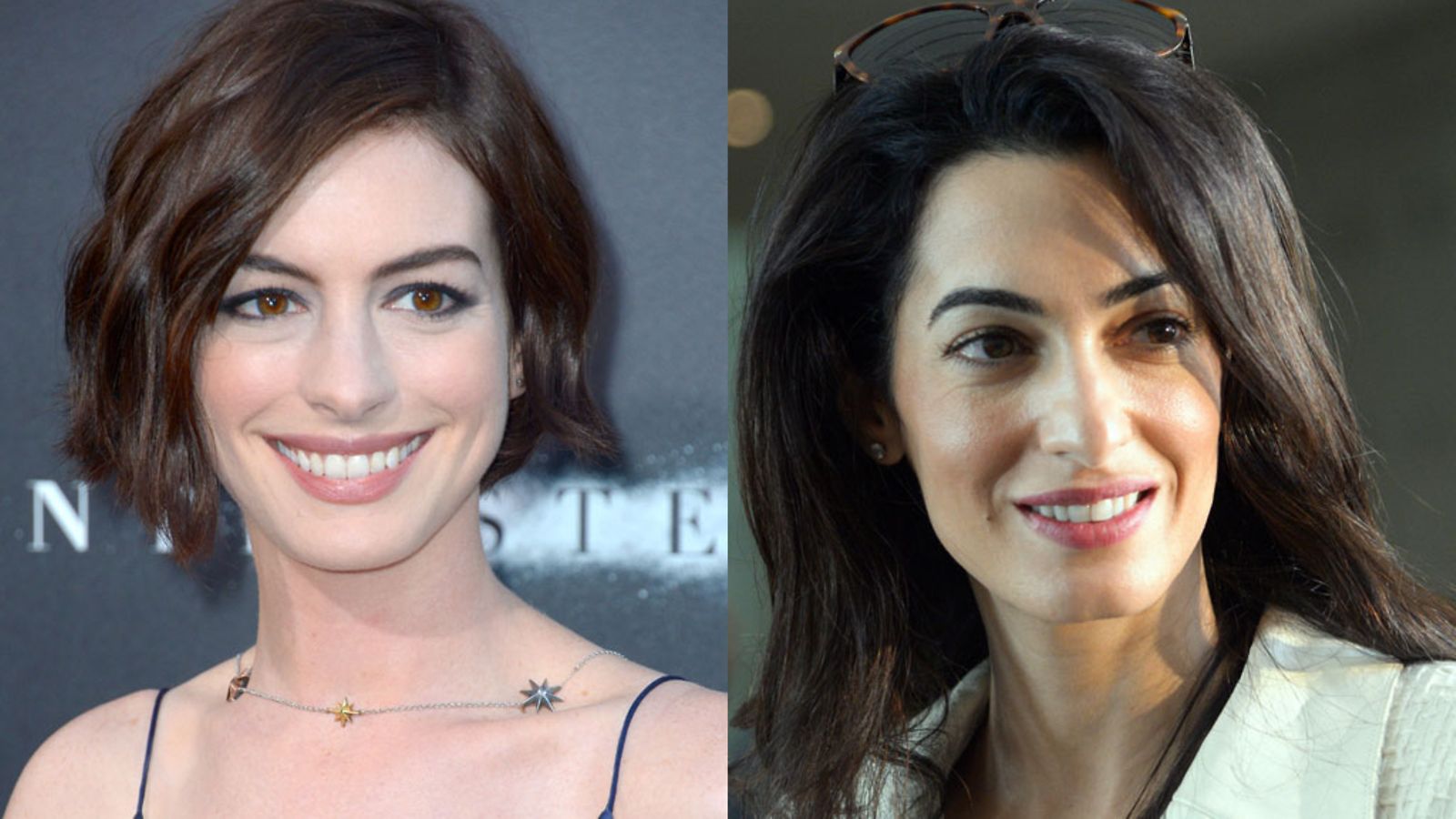 Anne Hathaway ja Amal Clooney