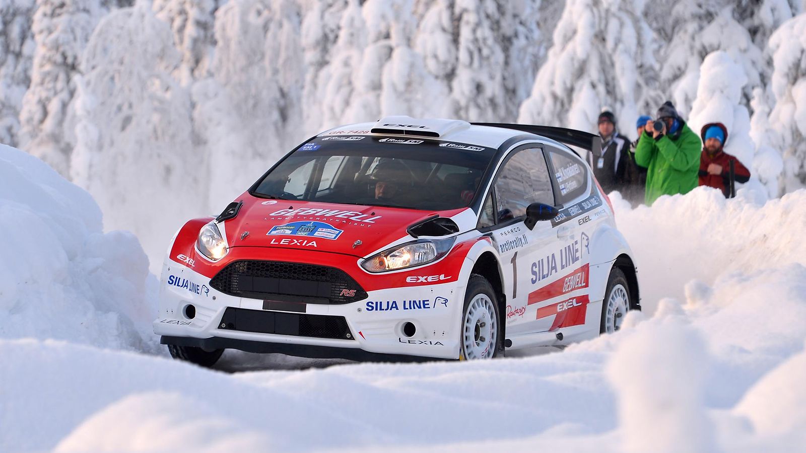 Heikki Kovalainen Rovaniemellä. Kuva: Toni Ollikainen