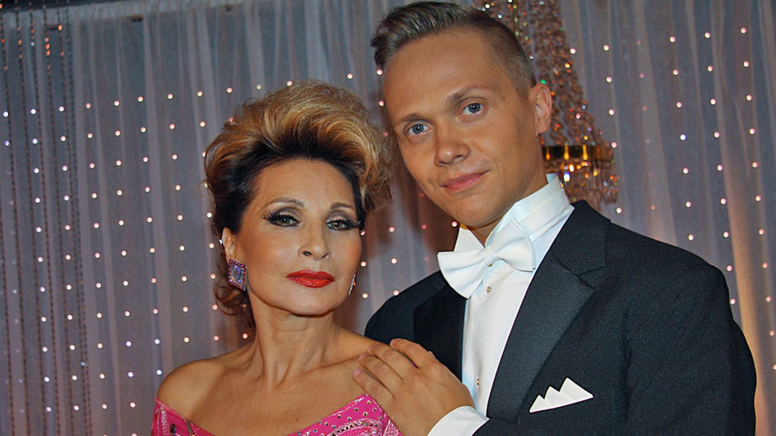 Tanssii Tähtien Kanssa -tähtipari Anneli Sari ja Marko Keränen.