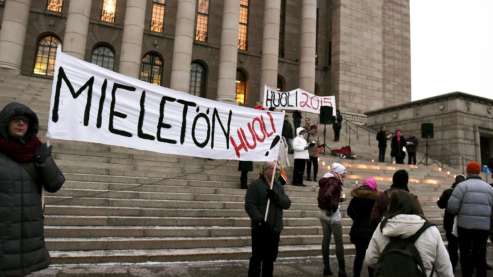 Mielenosoitus psykiatrisen hoidon puolesta 27.1.2015