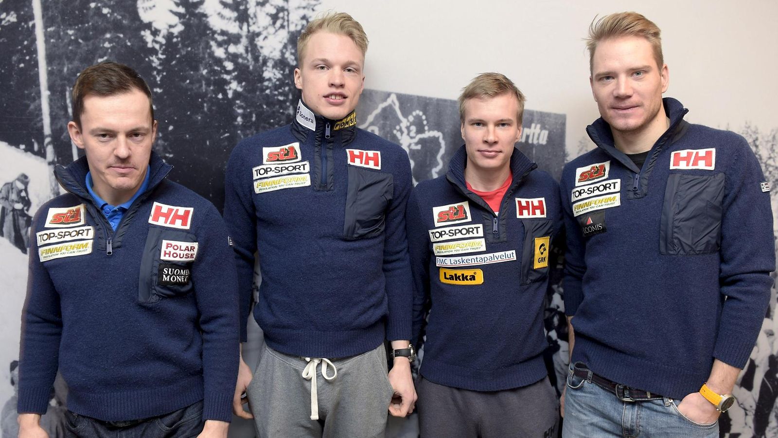 Sami Jauhojärvi, Iivo Niskanen, Matti Heikkinen, Ville Nousiainen