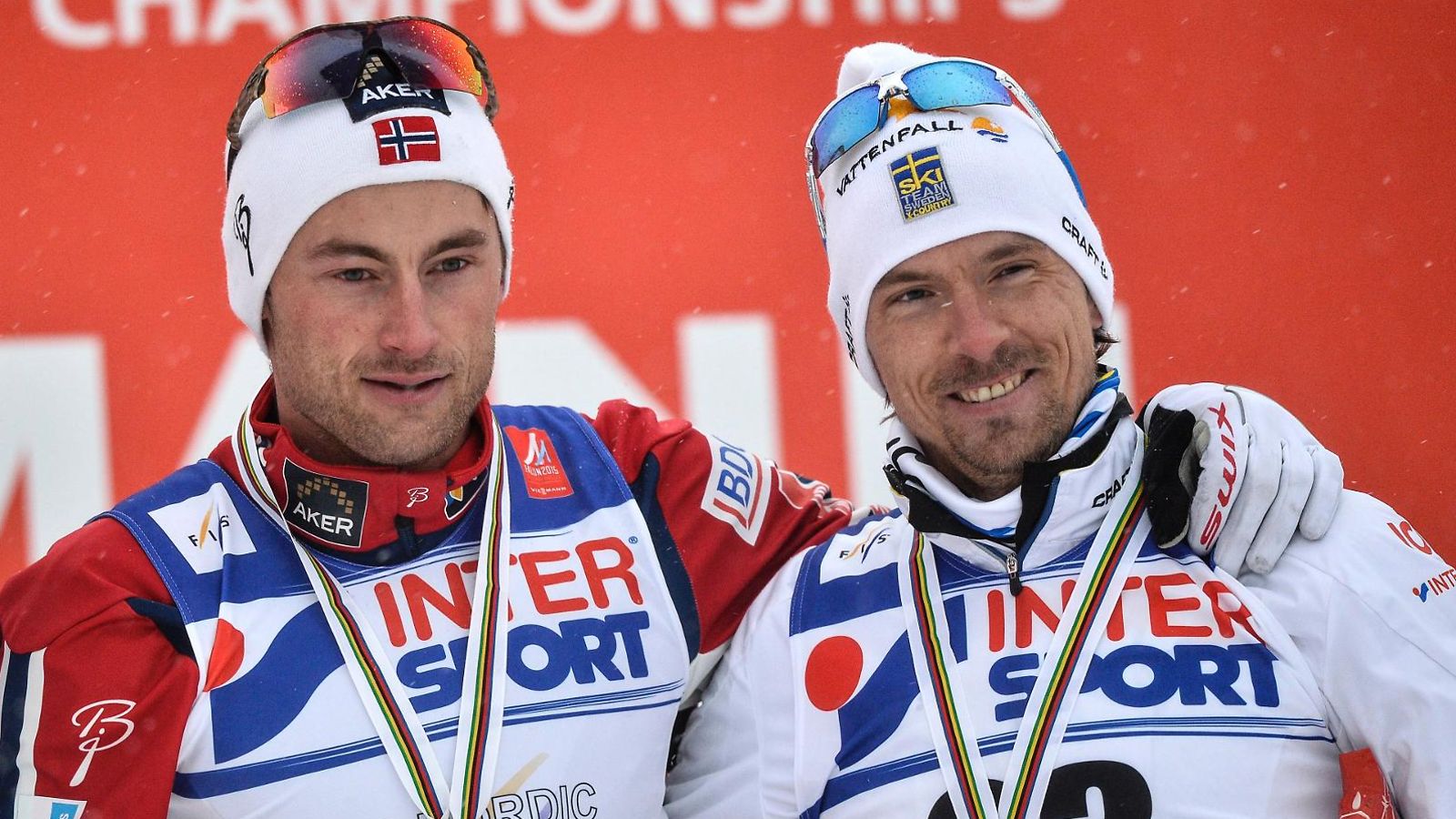 Johan Olsson ja Petter Northug