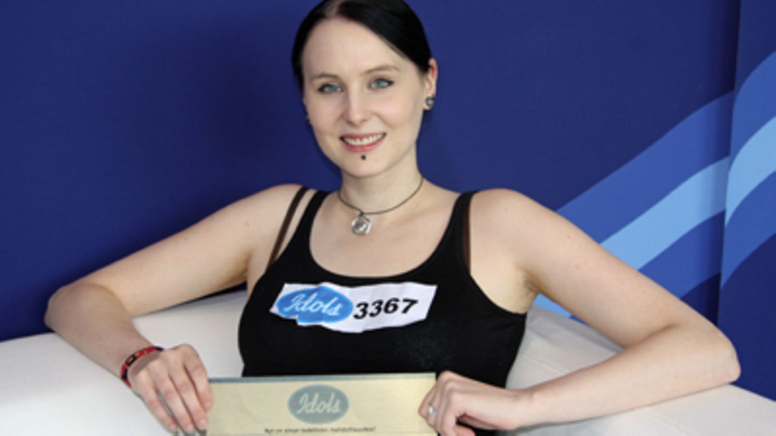 Miona sai himoitun Idols-golden ticketin! Kuva: MTV3.